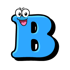 B（大文字）キャラキャラ