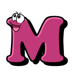 M（大文字）キャラキャラ