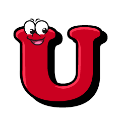 U（大文字）キャラキャラ