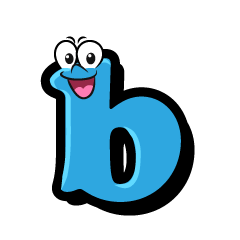 b（小文字）キャラキャラ