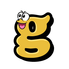 g（小文字）キャラキャラ