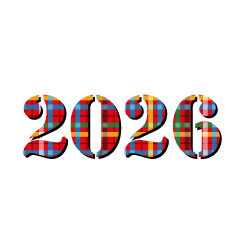 チェック柄2026年