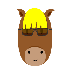 かわいいカッコいい馬顔