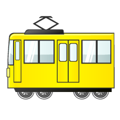 黄色の電車