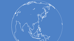 シンプルな青い地球