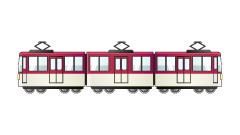 3両編成の近鉄電車