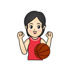 女子バスケットボール選手