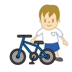自転車と男の子