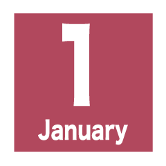 1月（January）