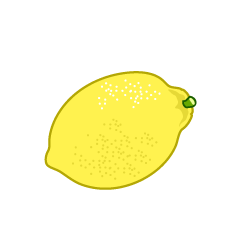 シンプルなレモン