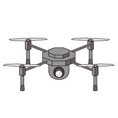 空撮用のドローン