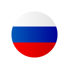 ロシア国旗（円形）