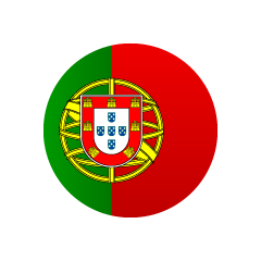 ポルトガル国旗（円形）