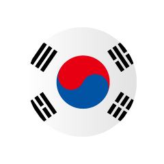 韓国国旗（円形）