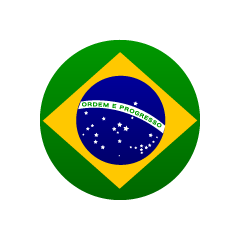 ブラジル国旗（円形）