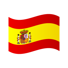 たなびくスペイン国旗