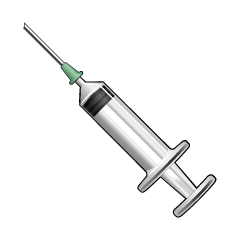 医療用の注射器