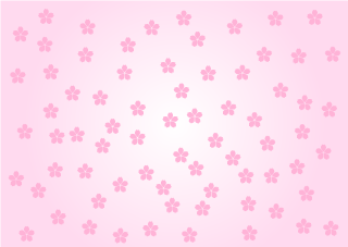 桜花びら模様の壁紙