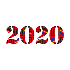 古代文明柄の2020年